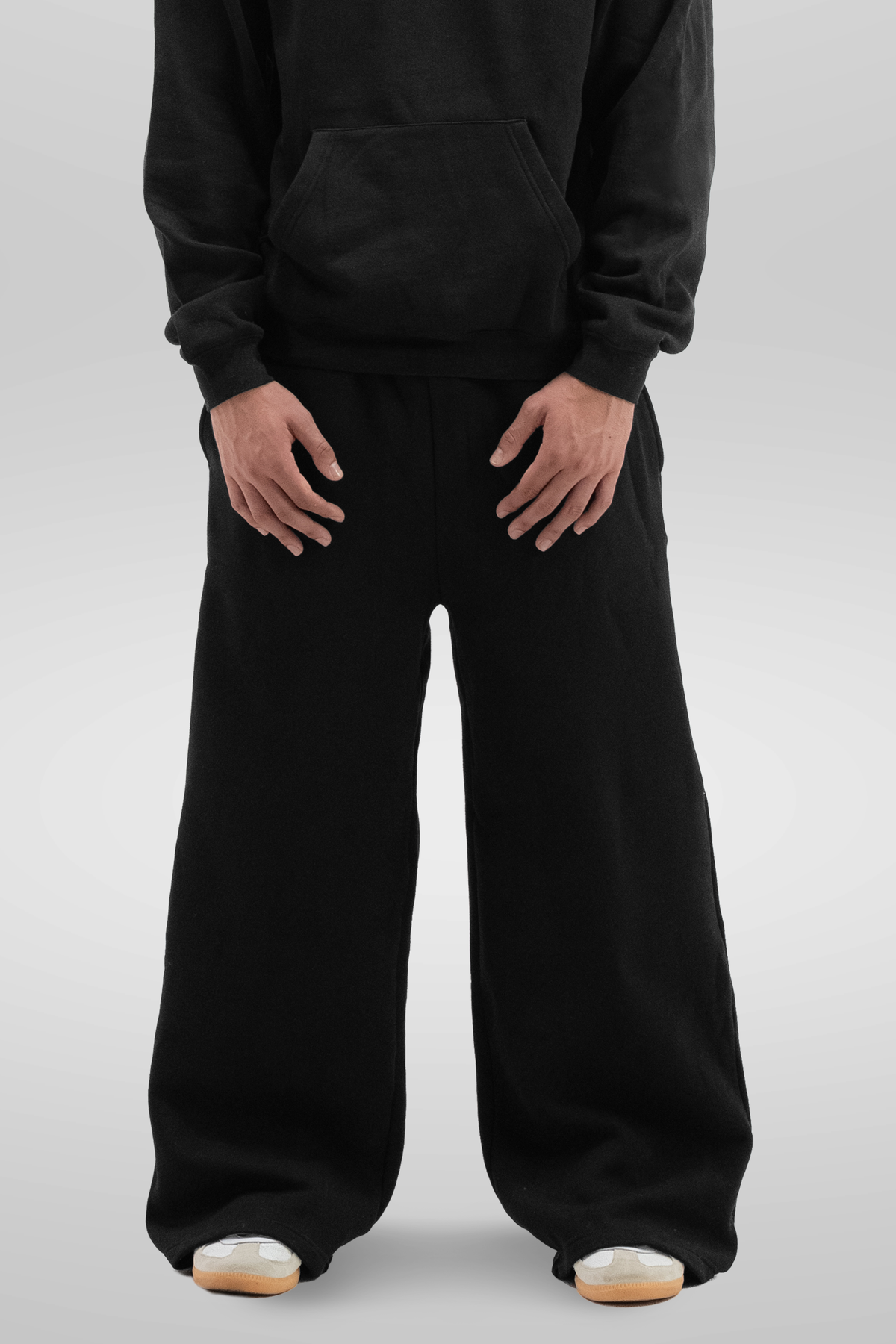 350 GSM 'Black' Baggy Sweatpants