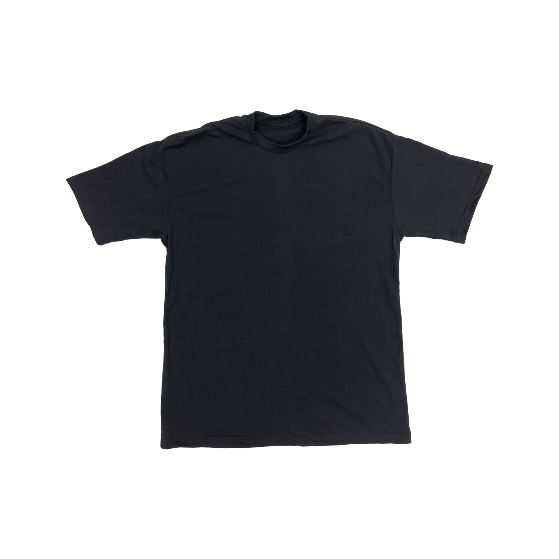 200 GSM 'Black' Cotton T-Shirt – LucidBlanks