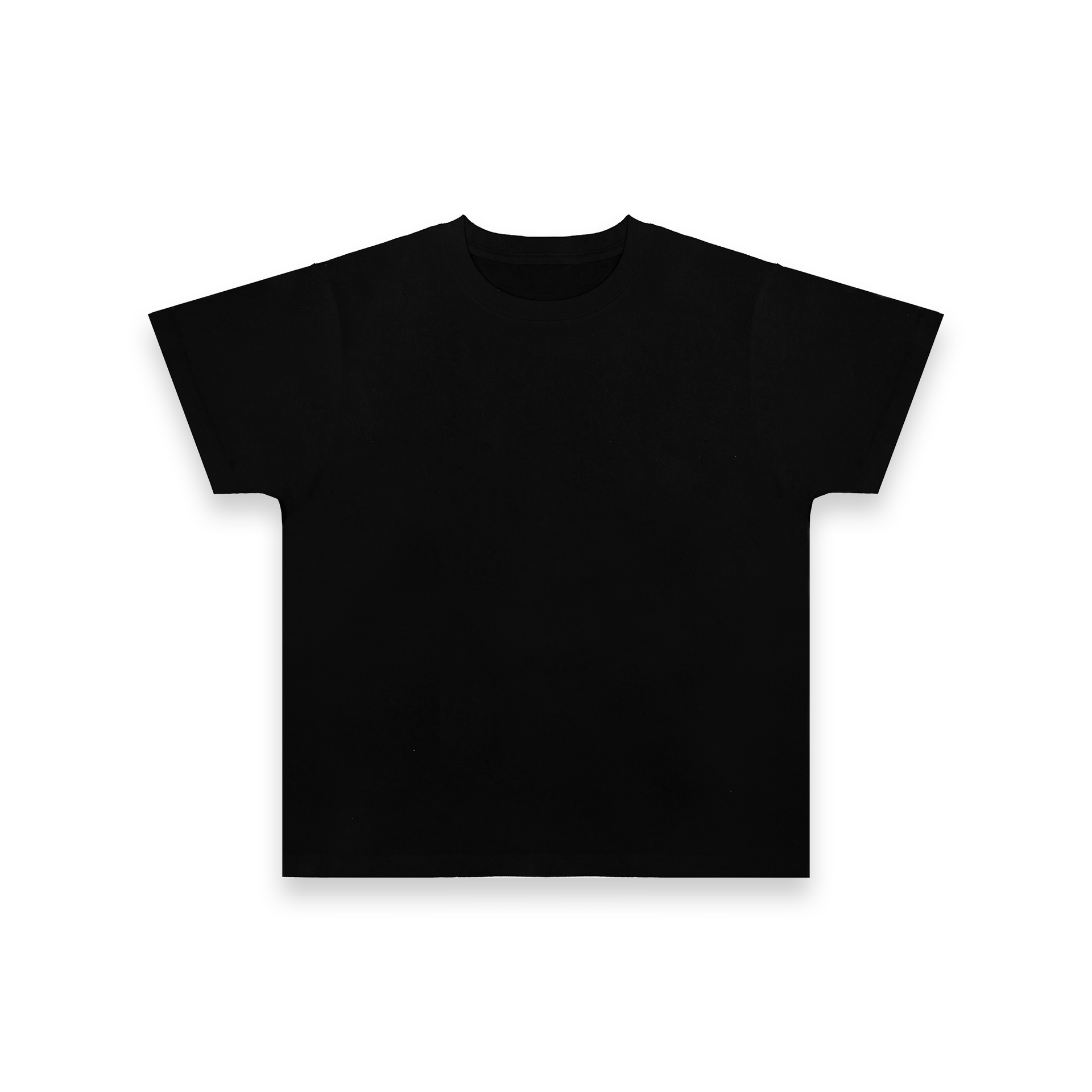 300 GSM 'Black' Standard Tee – LucidBlanks