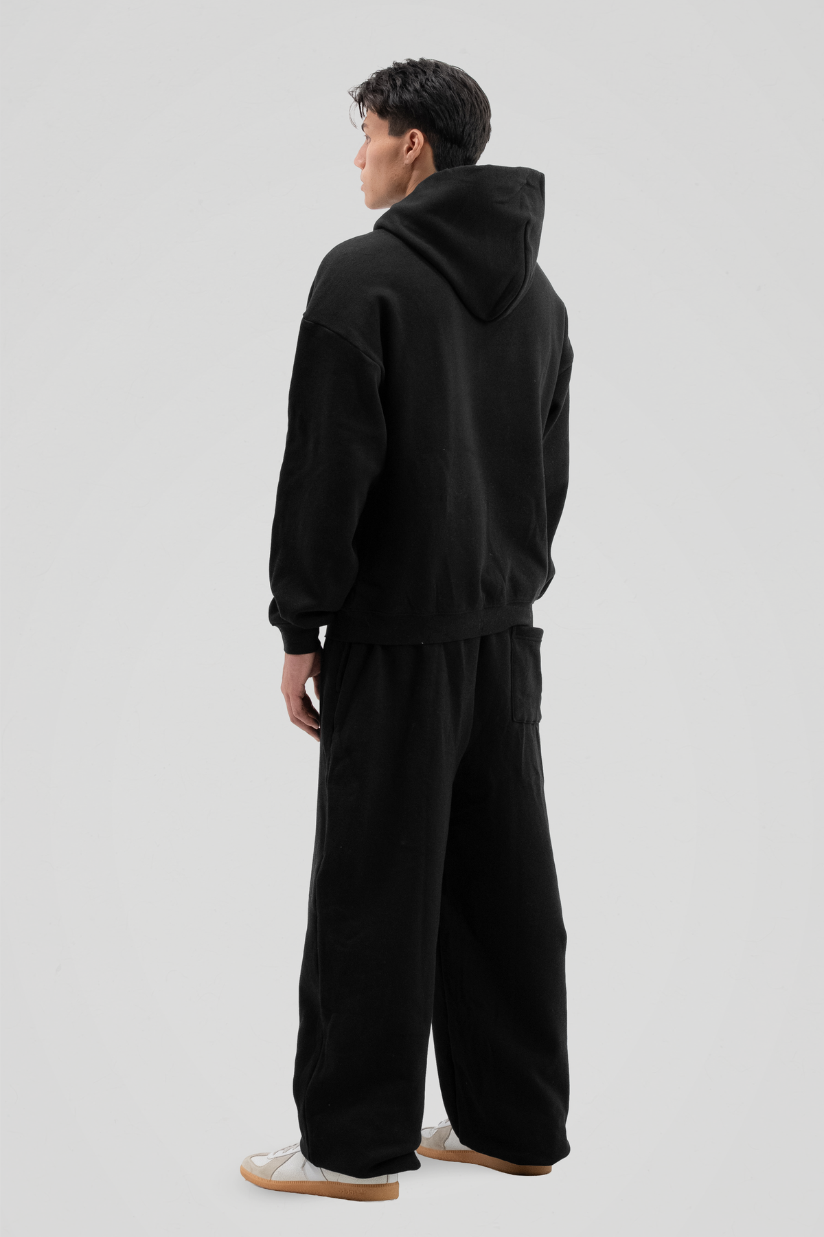 350 GSM 'Black' Cuffed Sweatpants