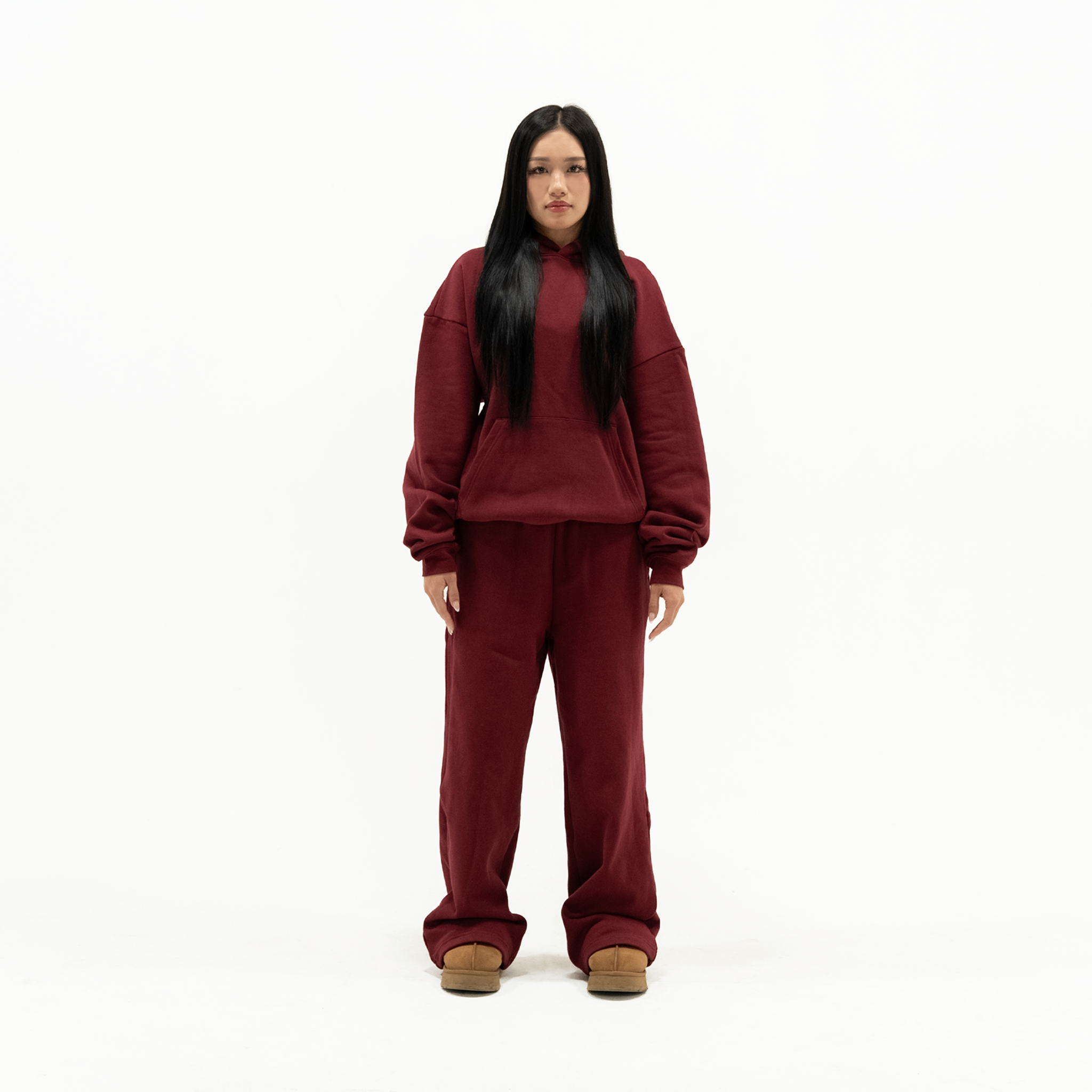 600 GSM 'Cabernet' Core Hoodie