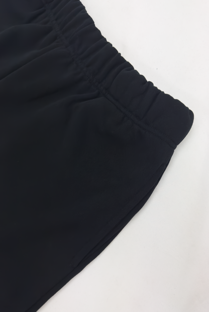 380 GSM 'Black' Cotton Fleece Sweatpants