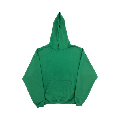 500 GSM 'Grass Green' French Terry Cotton Hoodie