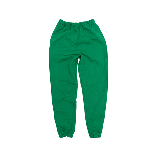 500 GSM 'Grass Green' French Terry Cotton Sweatpants