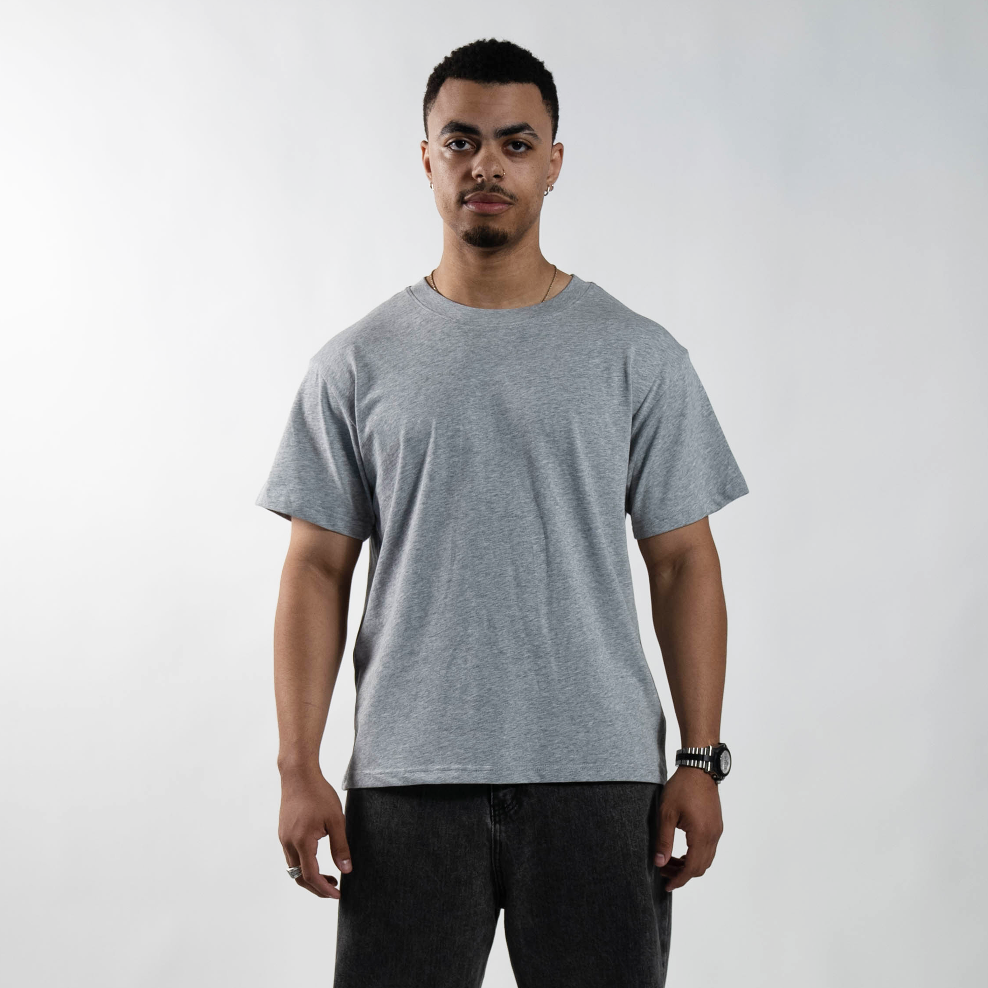 300 GSM 'Heather Grey' Standard Tee – LucidBlanks 300 GSM 'Heather Grey' Standard Tee – LucidBlanks
