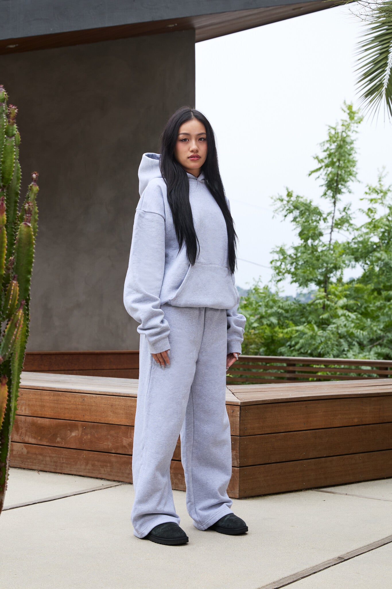 600 GSM 'Heather Grey' Core Hoodie – LucidBlanks