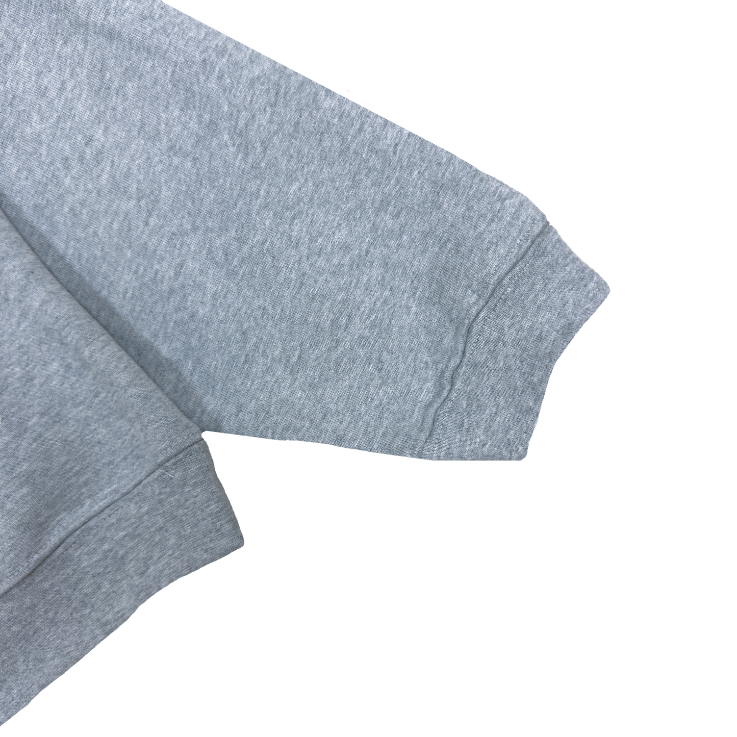 600 GSM 'Heather Grey' Quarter Zip Sweatshirt