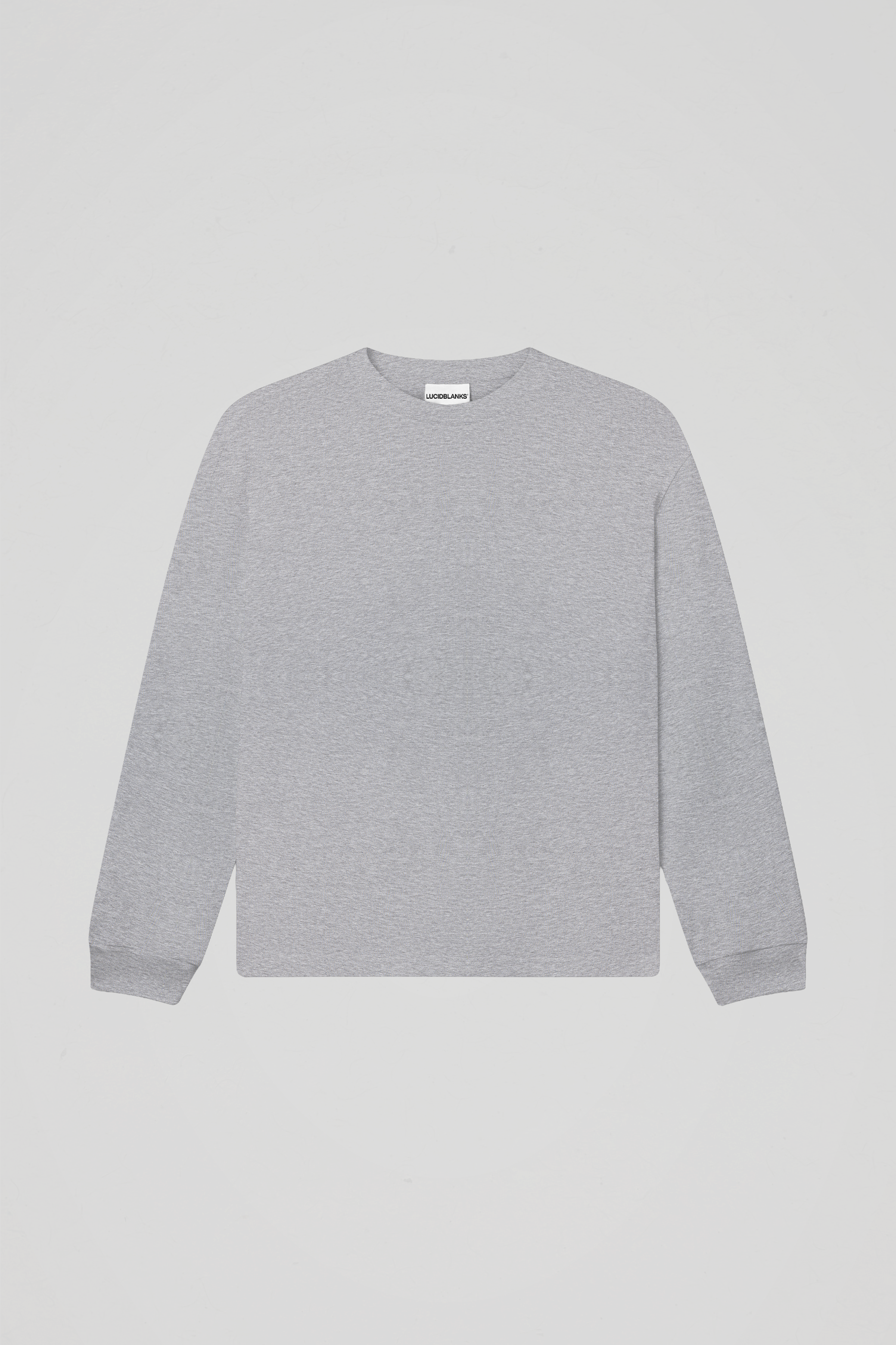 300 GSM 'Heather Grey' Long Sleeve Tee