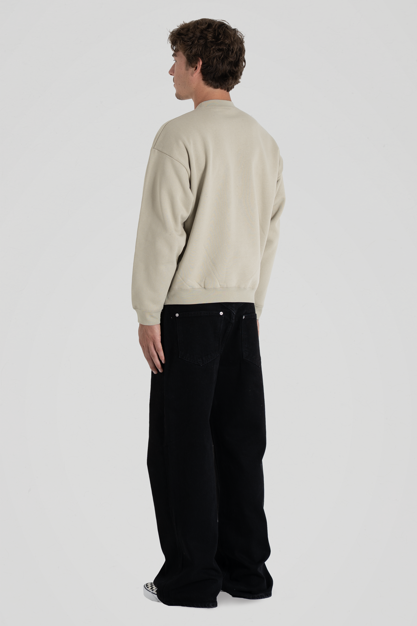 600 GSM 'Matcha' Fleece Crewneck