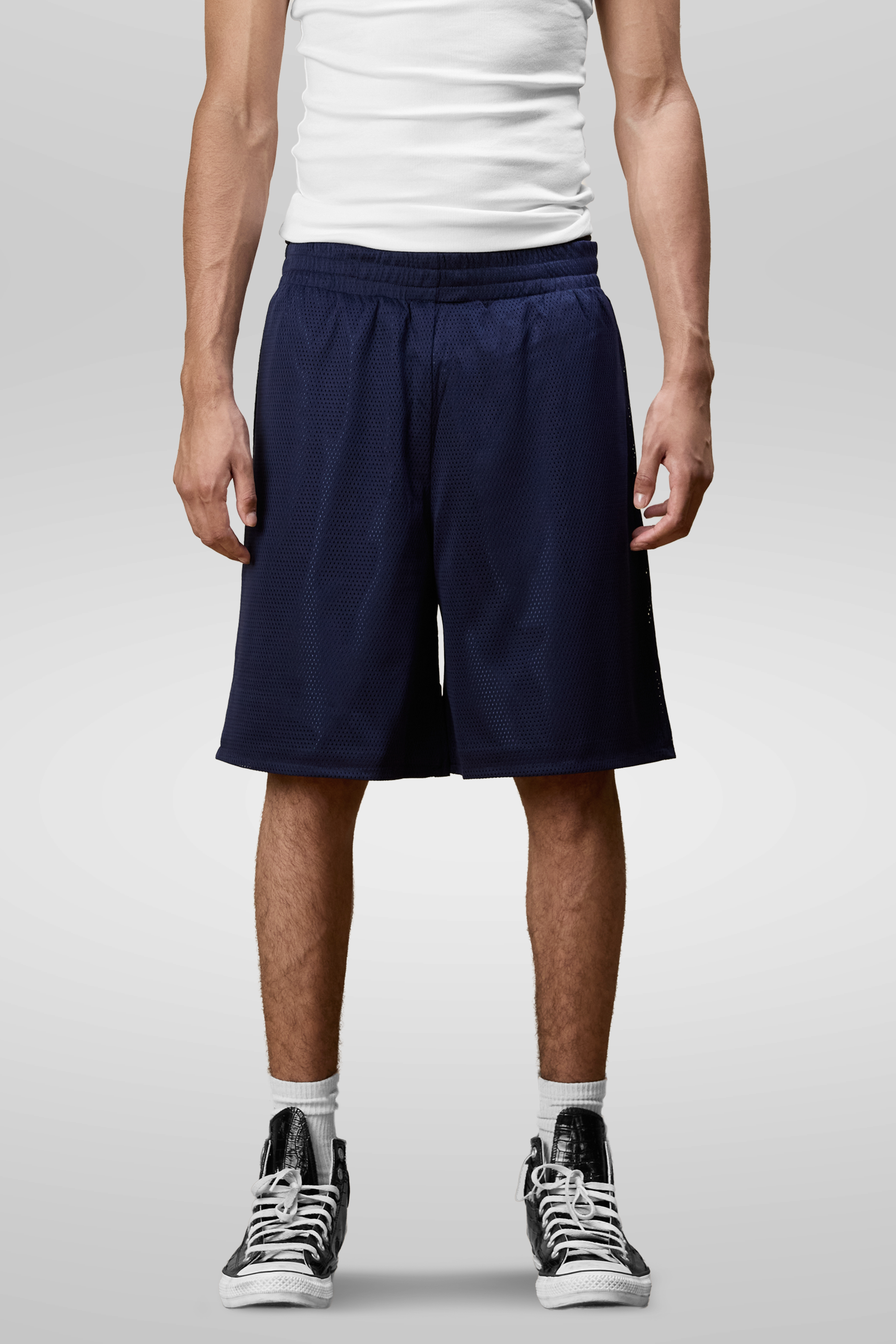 Navy Mesh Shorts