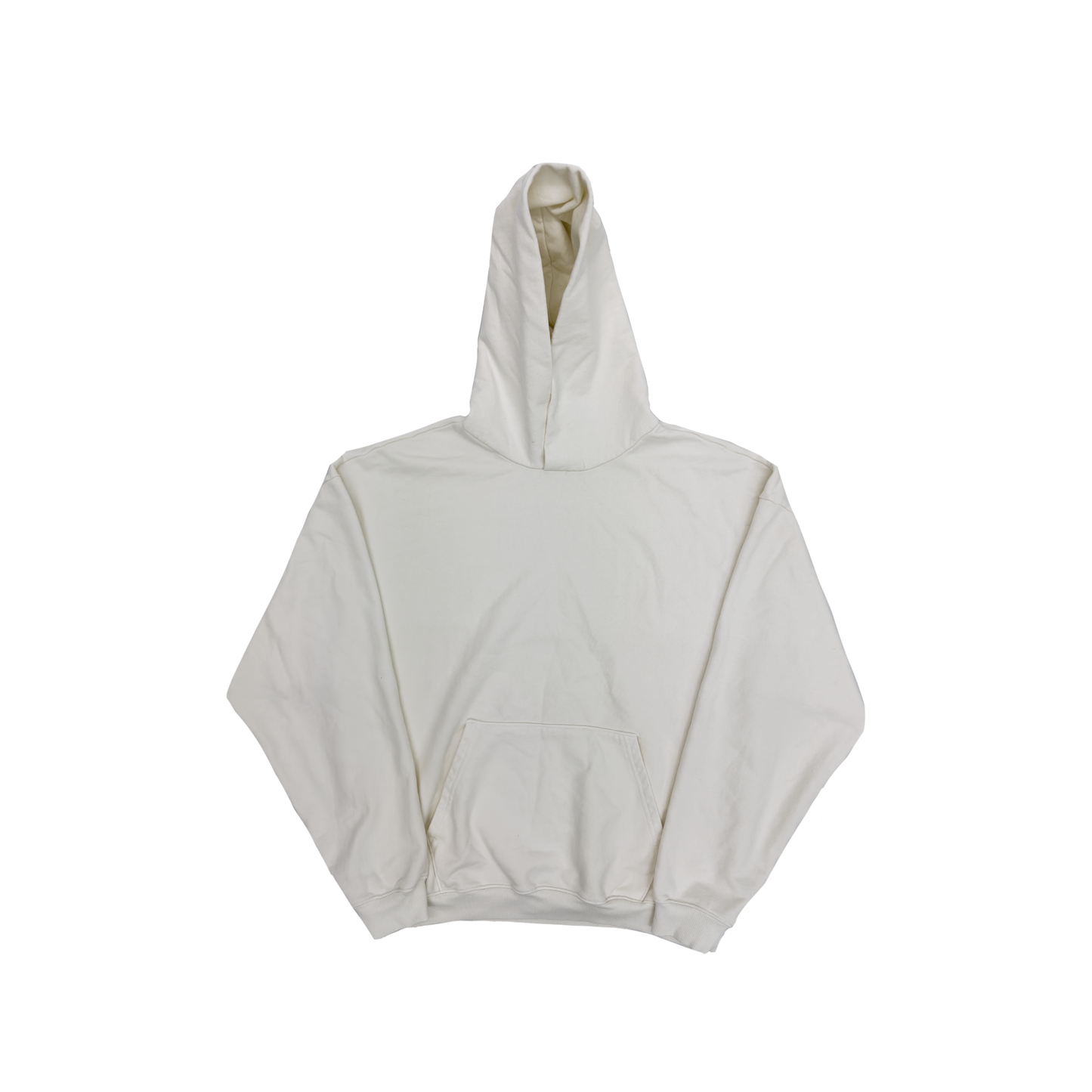 500 GSM Garment Dye 'Off White' French Terry Cotton Hoodie