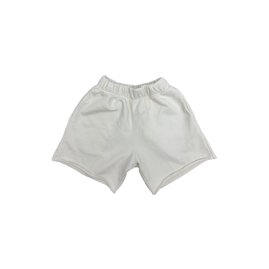 500 GSM Garment Dye 'Off White' French Terry Sweat Shorts