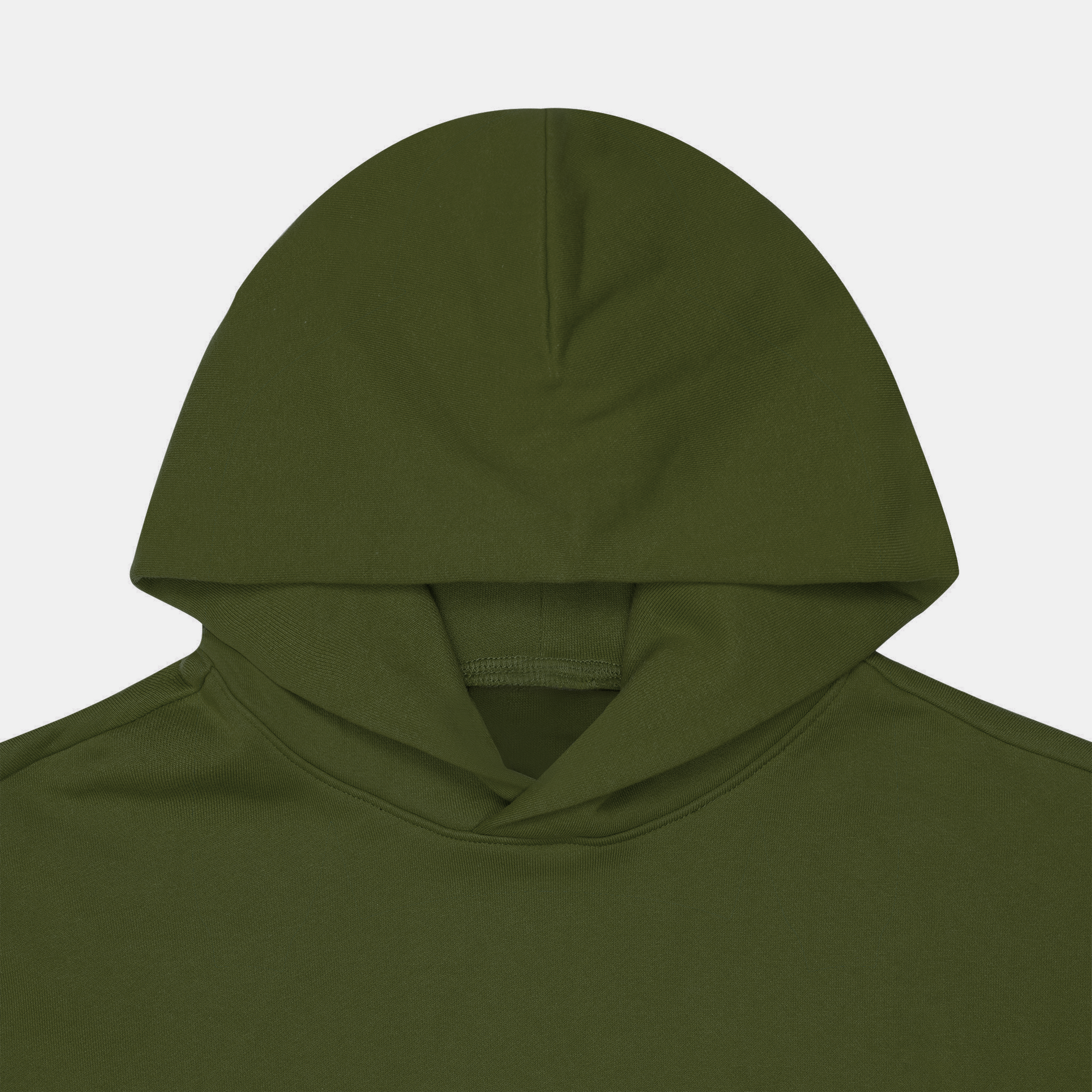 600 GSM 'Olive' Core Hoodie – LucidBlanks