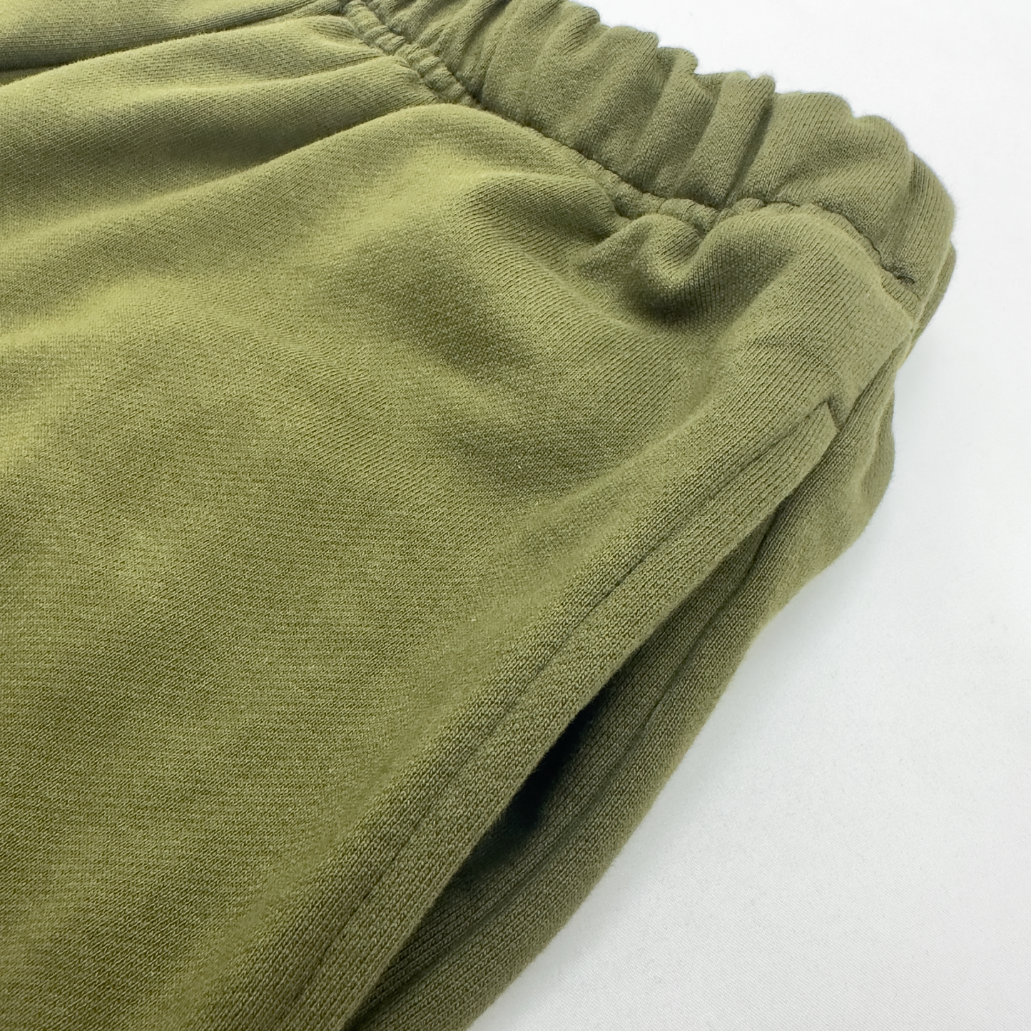 500 GSM 'Olive' French Terry Cotton Sweatpants