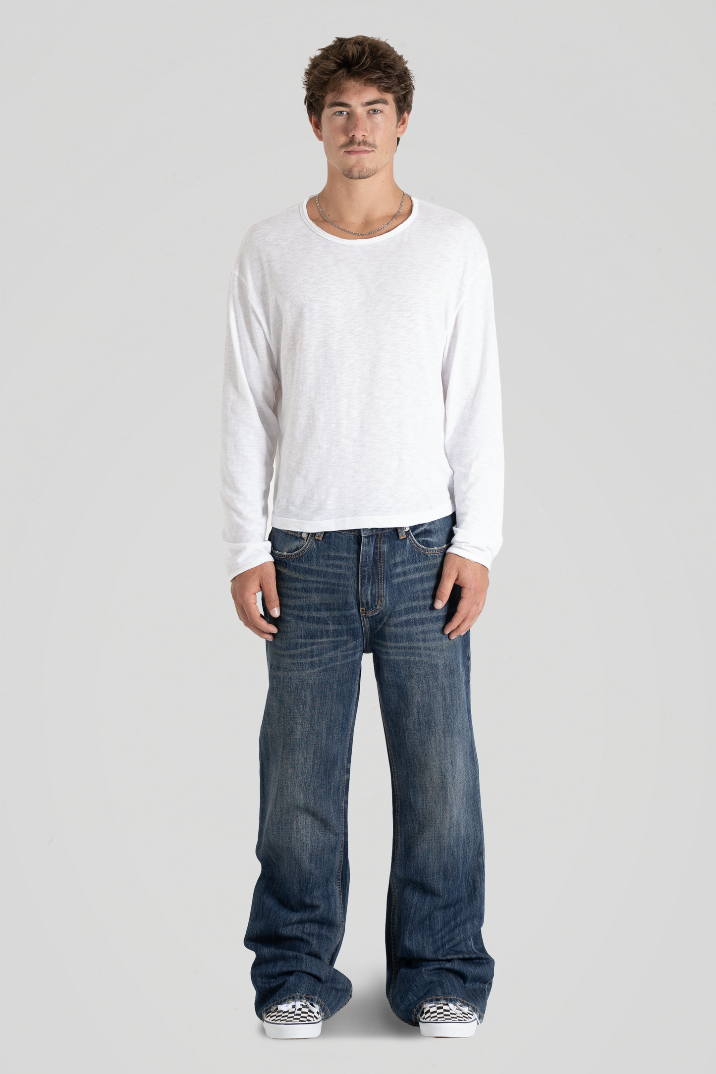 'Omen' Dark Washed Bootcut Denim