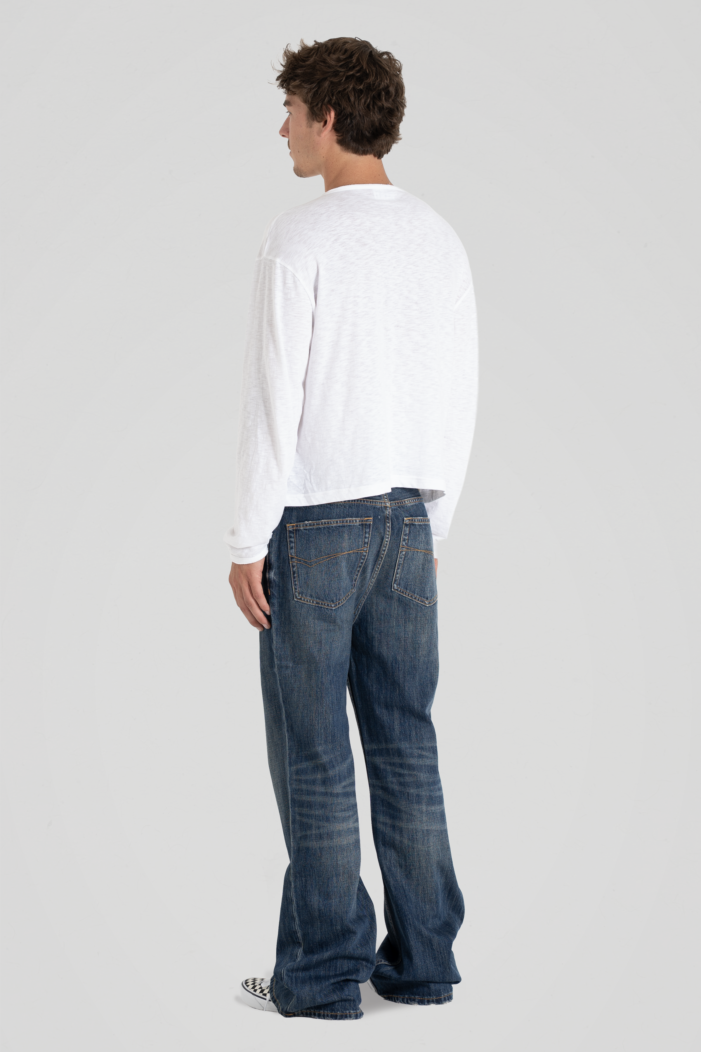 'Omen' Dark Washed Bootcut Denim