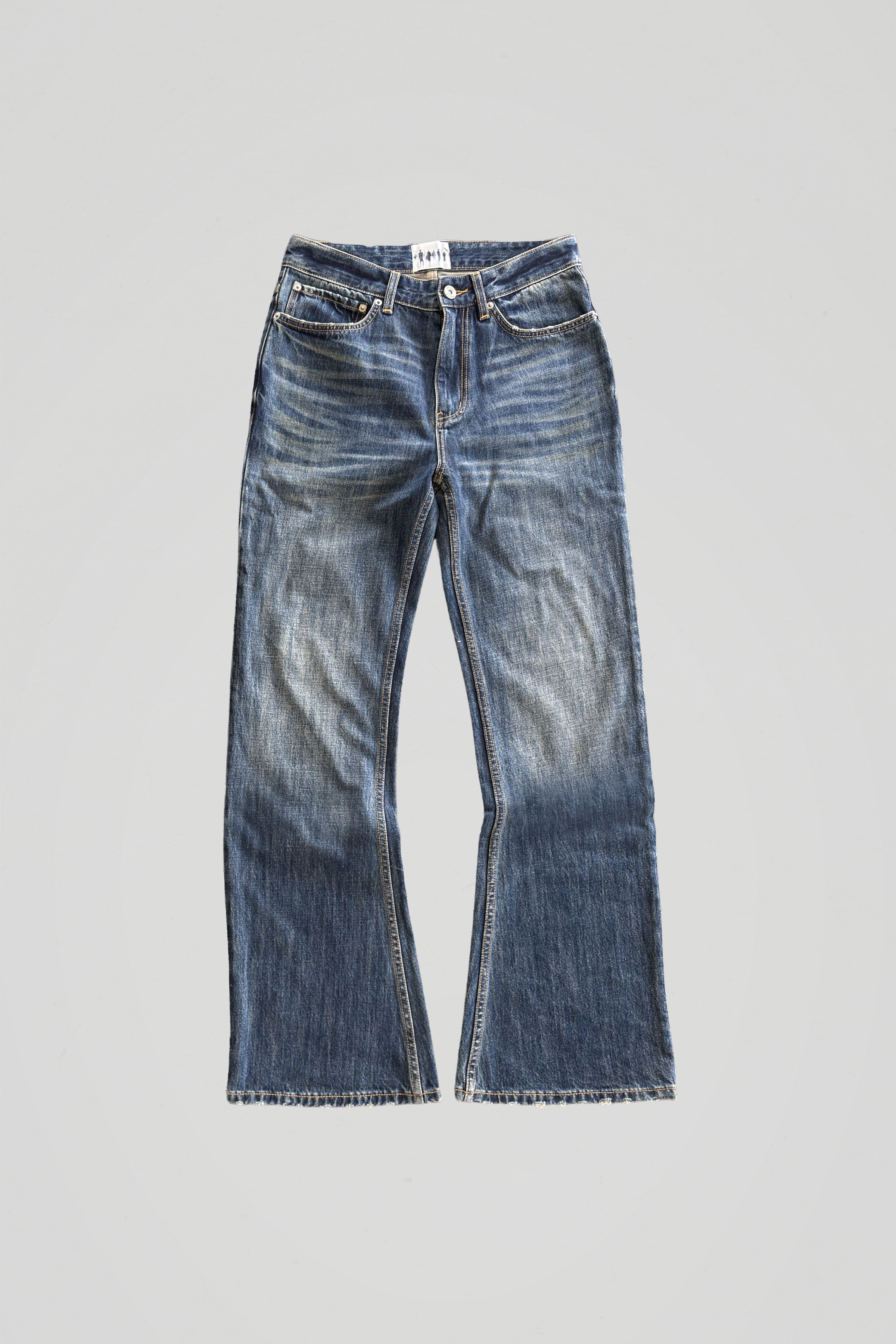 'Omen' Dark Washed Bootcut Denim