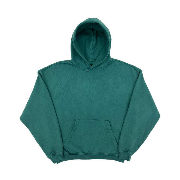 600 GSM 'Pine Green' Core Hoodie – LucidBlanks