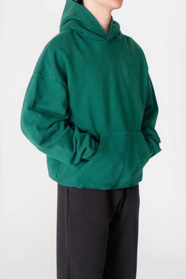 600 GSM Pine Green Core Hoodie