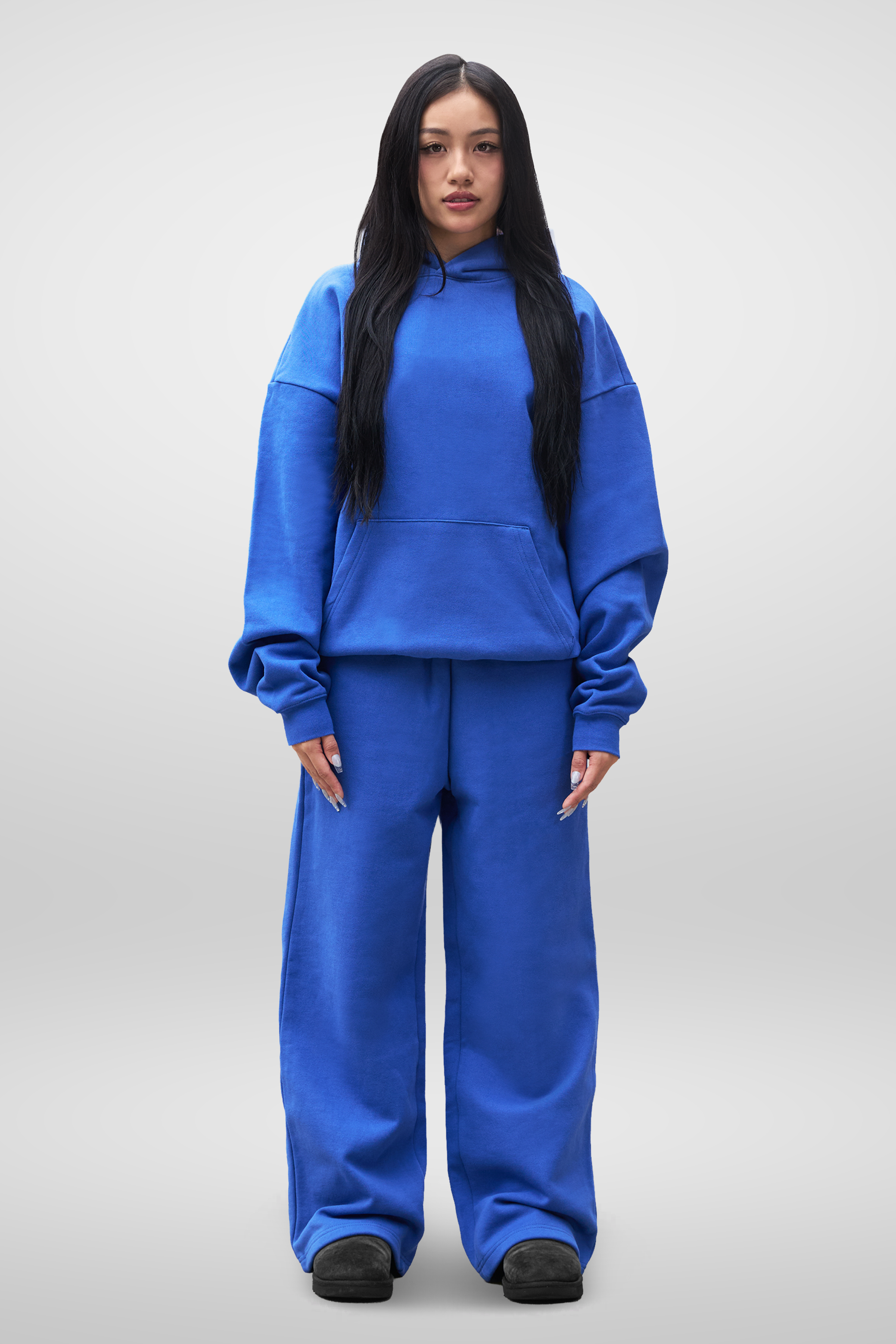 600 GSM 'Royal Blue' Core Hoodie – LucidBlanks