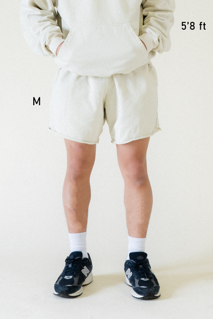 500 GSM 'Tangerine' French Terry Cotton Sweat Shorts