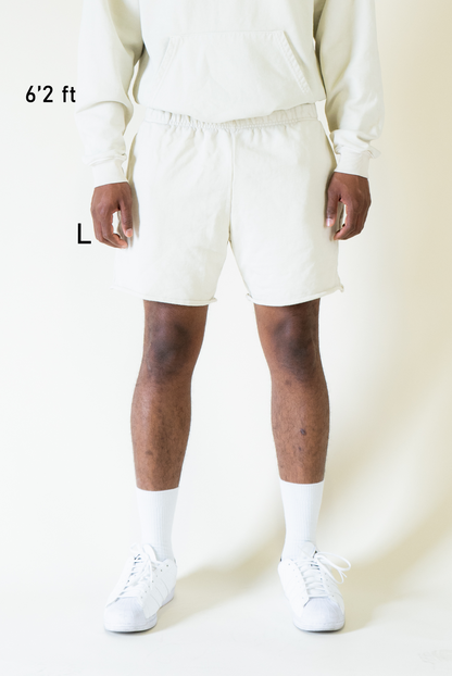 500 GSM 'Scarlet' French Terry Cotton Sweat Shorts