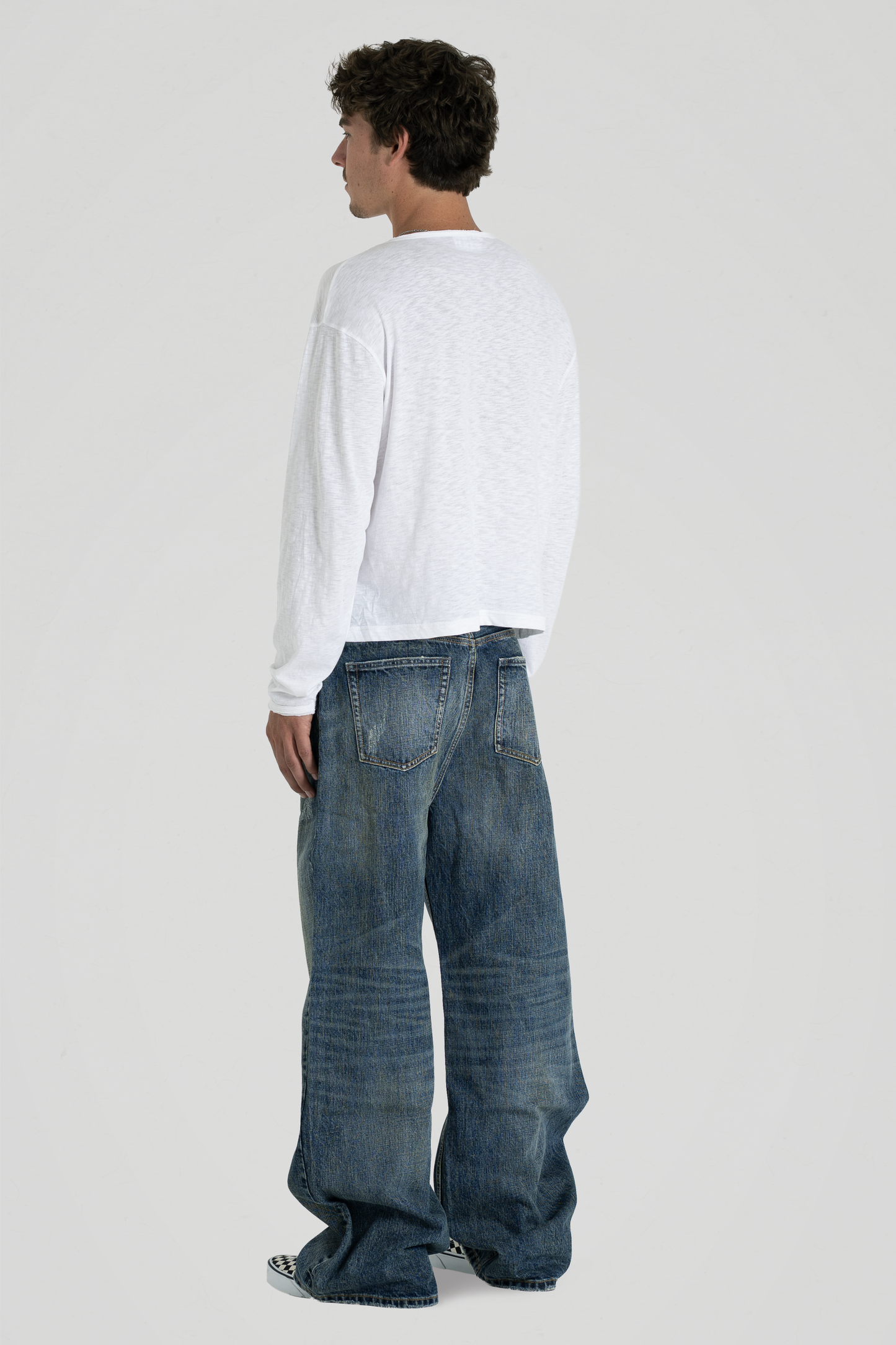 'Shroud' Washed Indigo Selvedge Denim