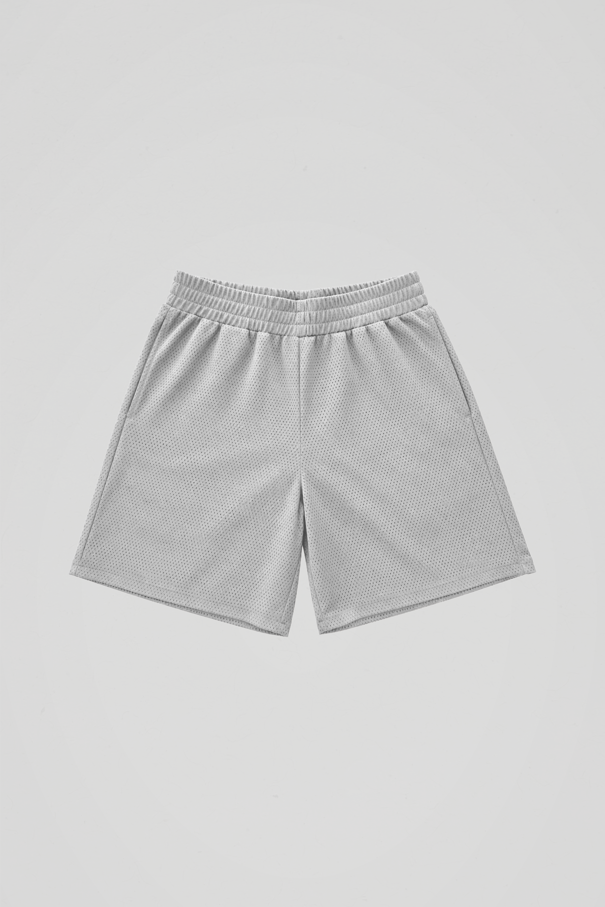 Silver Mesh Shorts