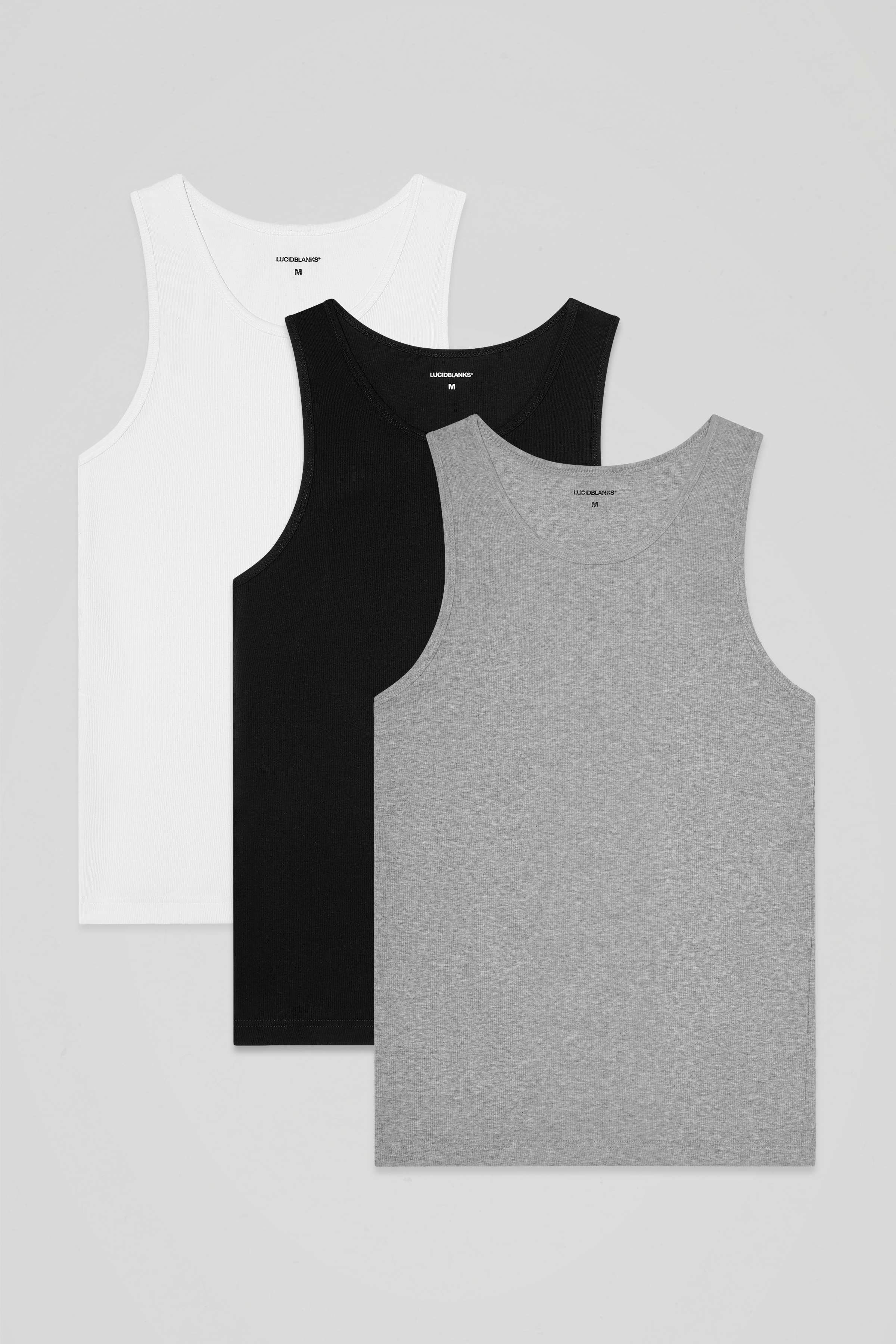 Core Ribbed Tank Tops (3 PK)