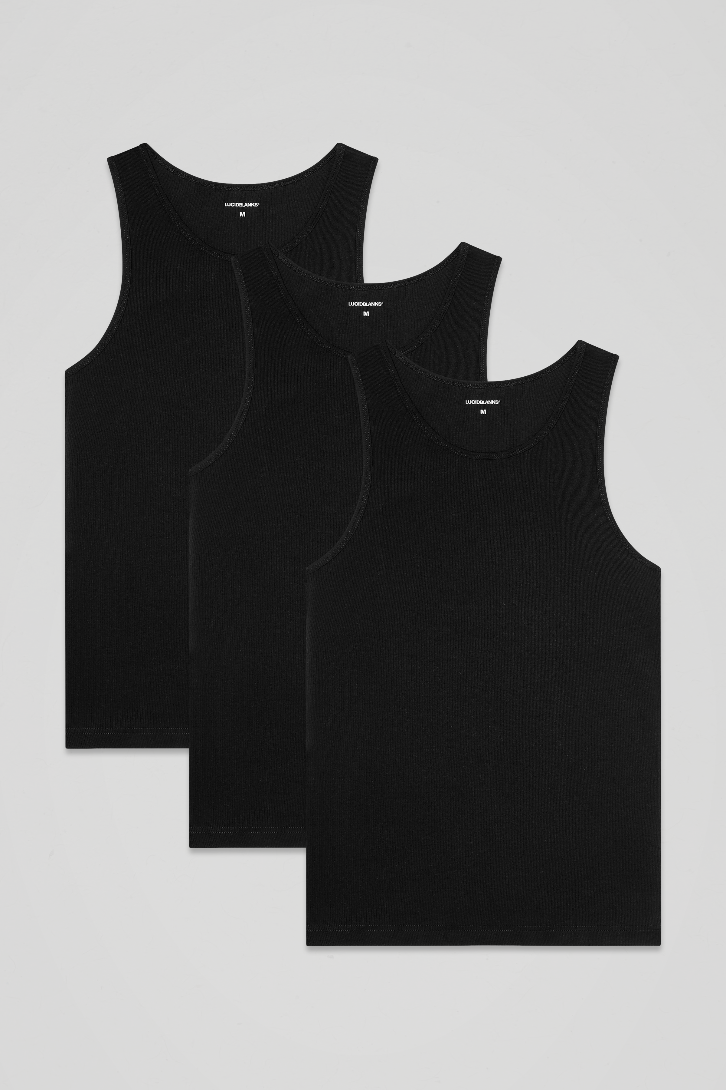 Core Ribbed Tank Tops (3 PK)