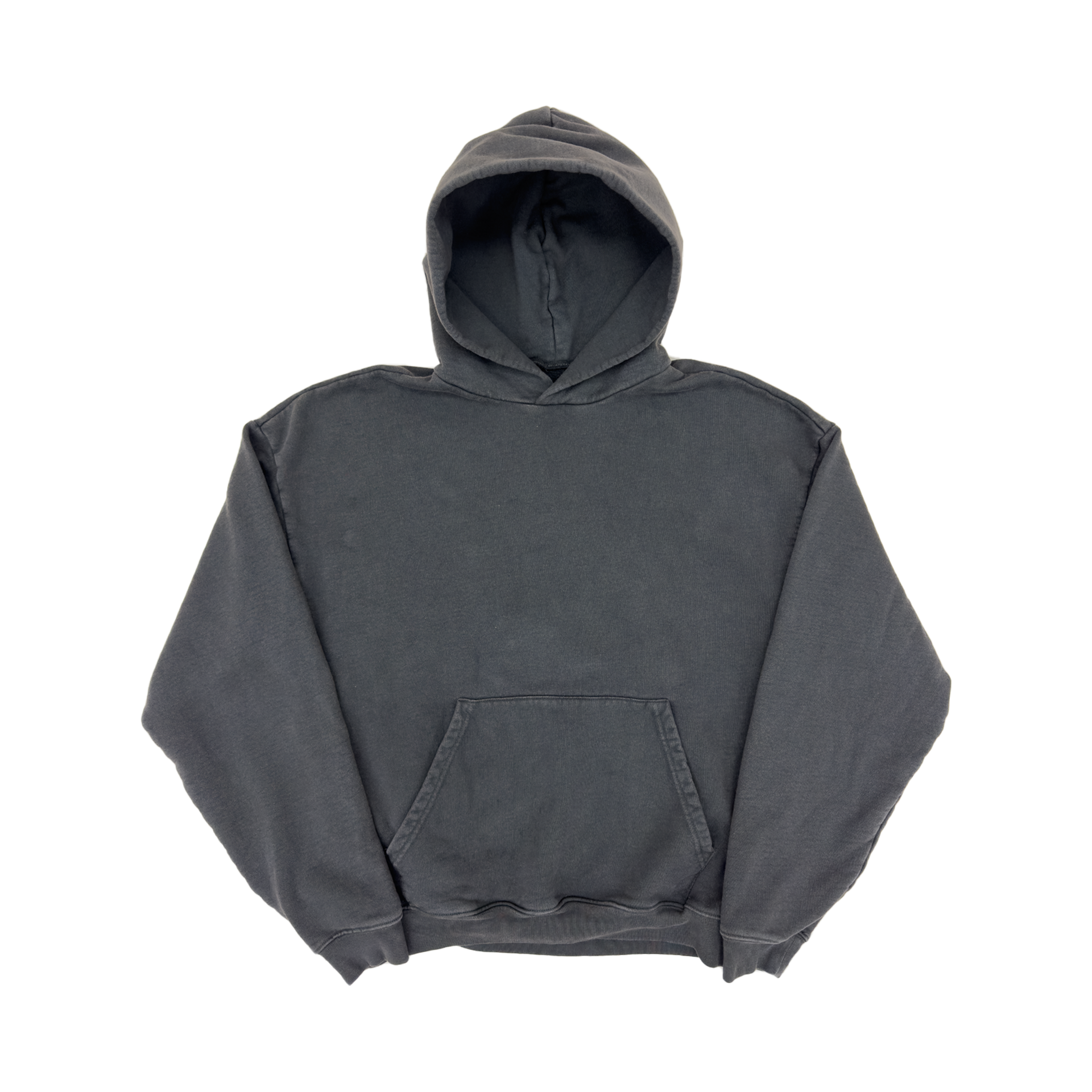 600 GSM Vintage Black Core Hoodie