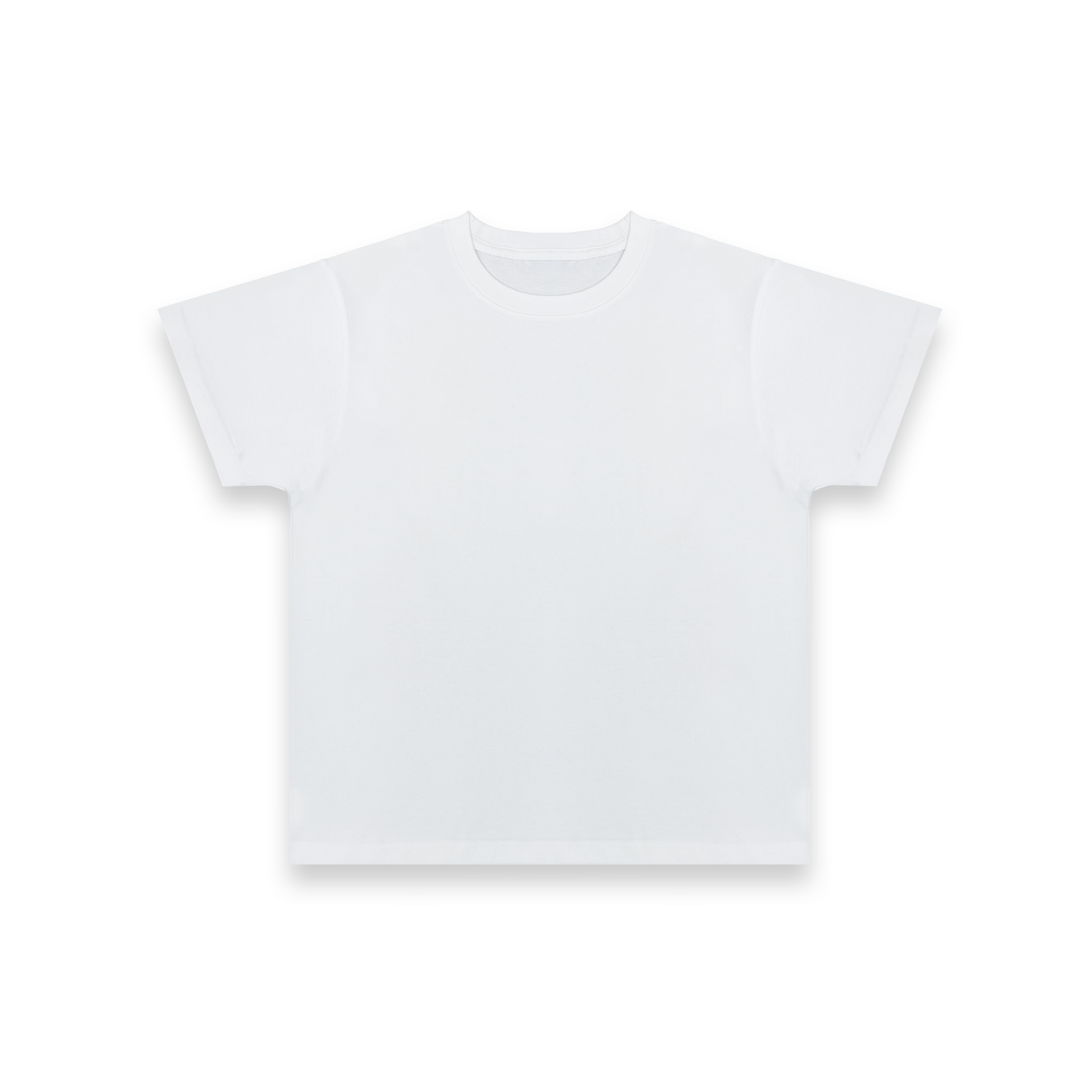 300 GSM 'White' Standard Tee – LucidBlanks
