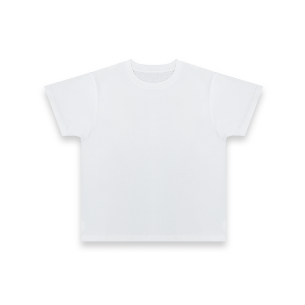 300 GSM 'White' Standard Tee – LucidBlanks