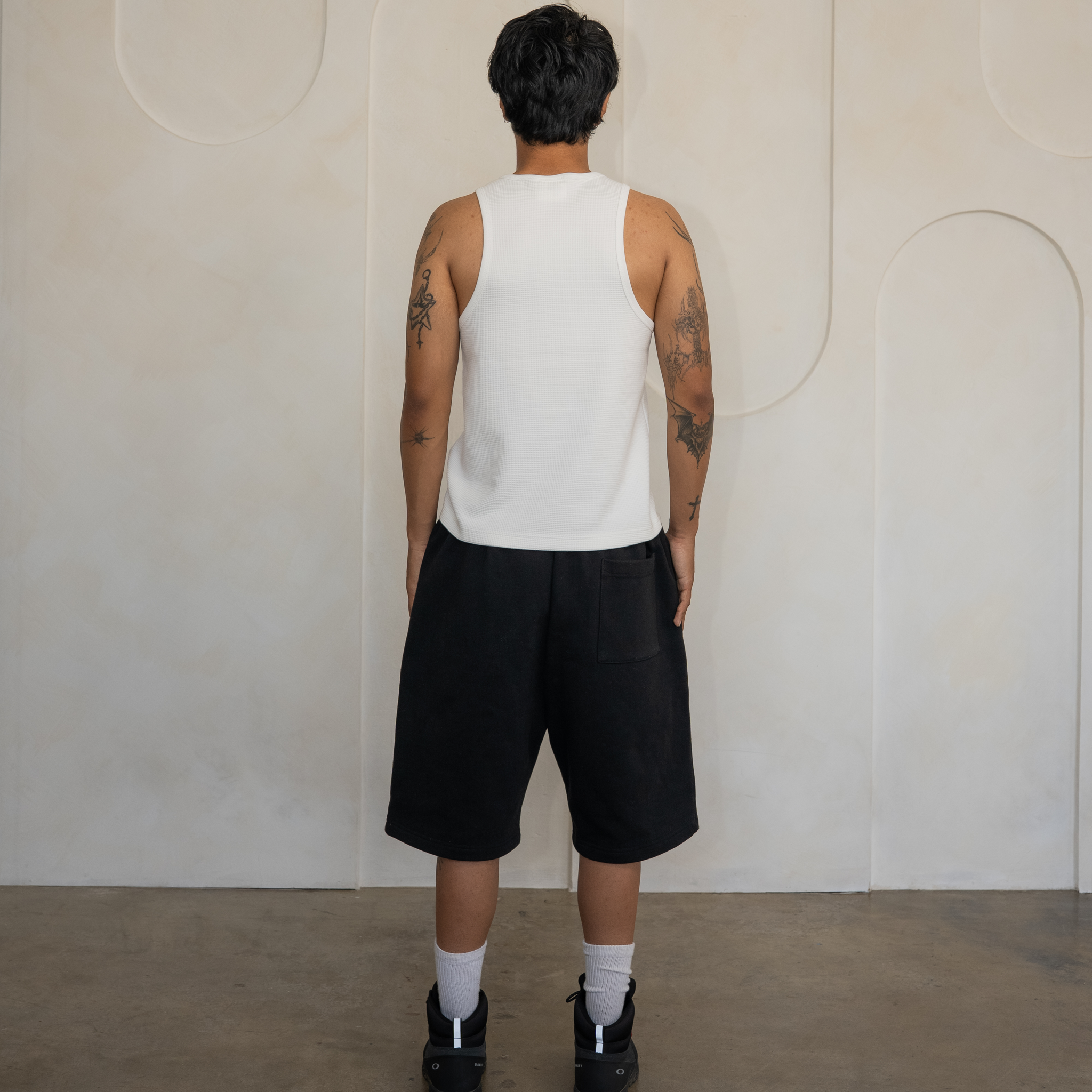 'Black' Baggy Sweat Shorts