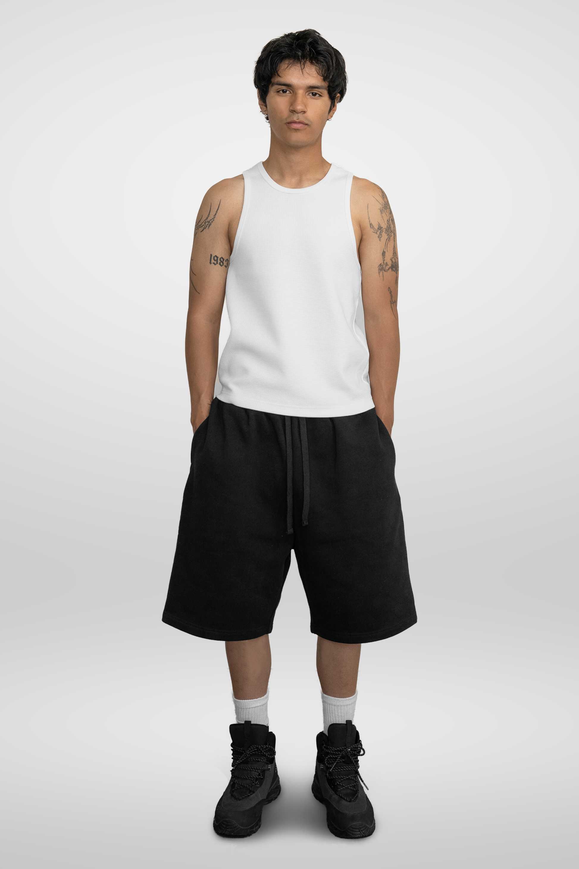 Black' Baggy Sweat Shorts – LucidBlanks