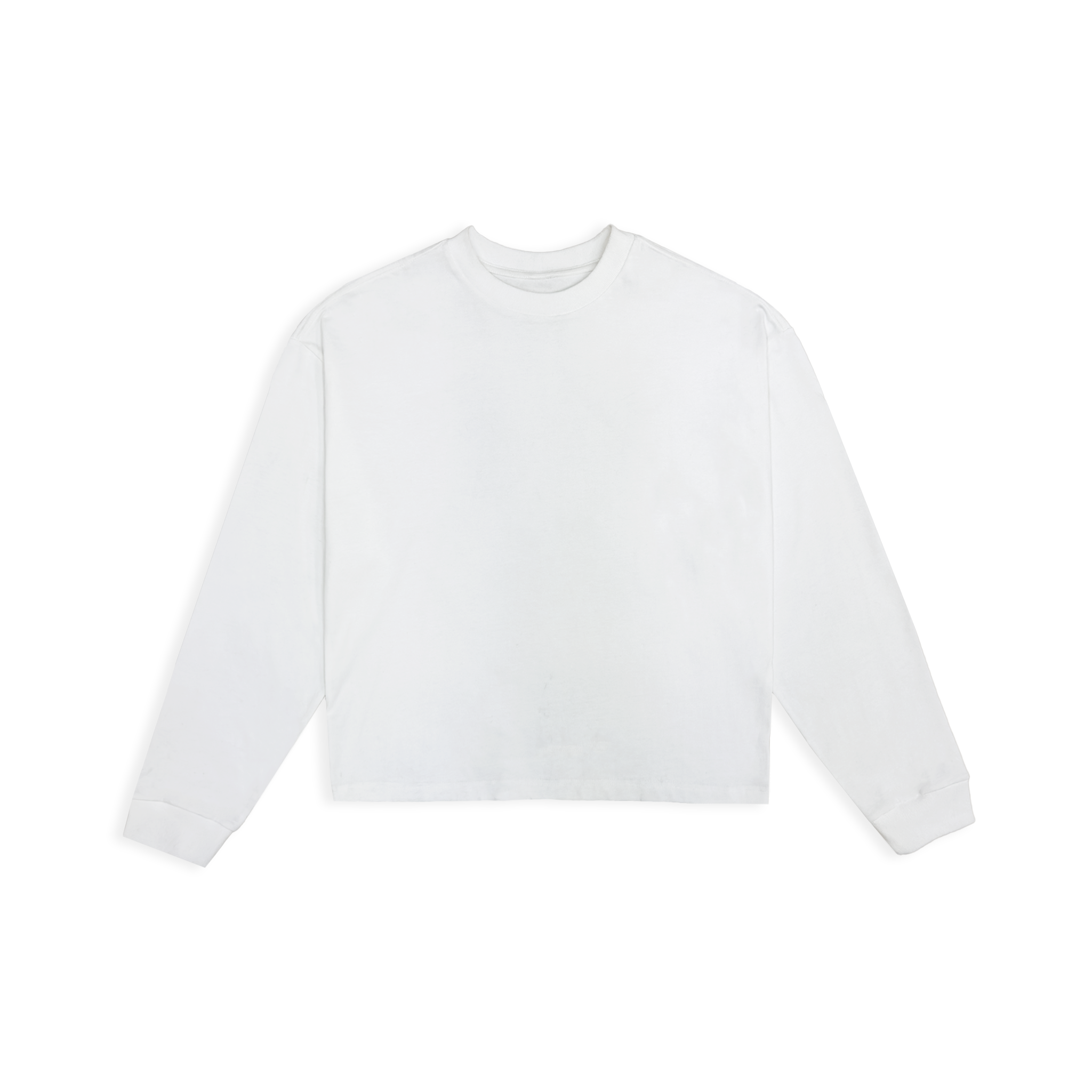 300 GSM 'White' Longsleeve Tee