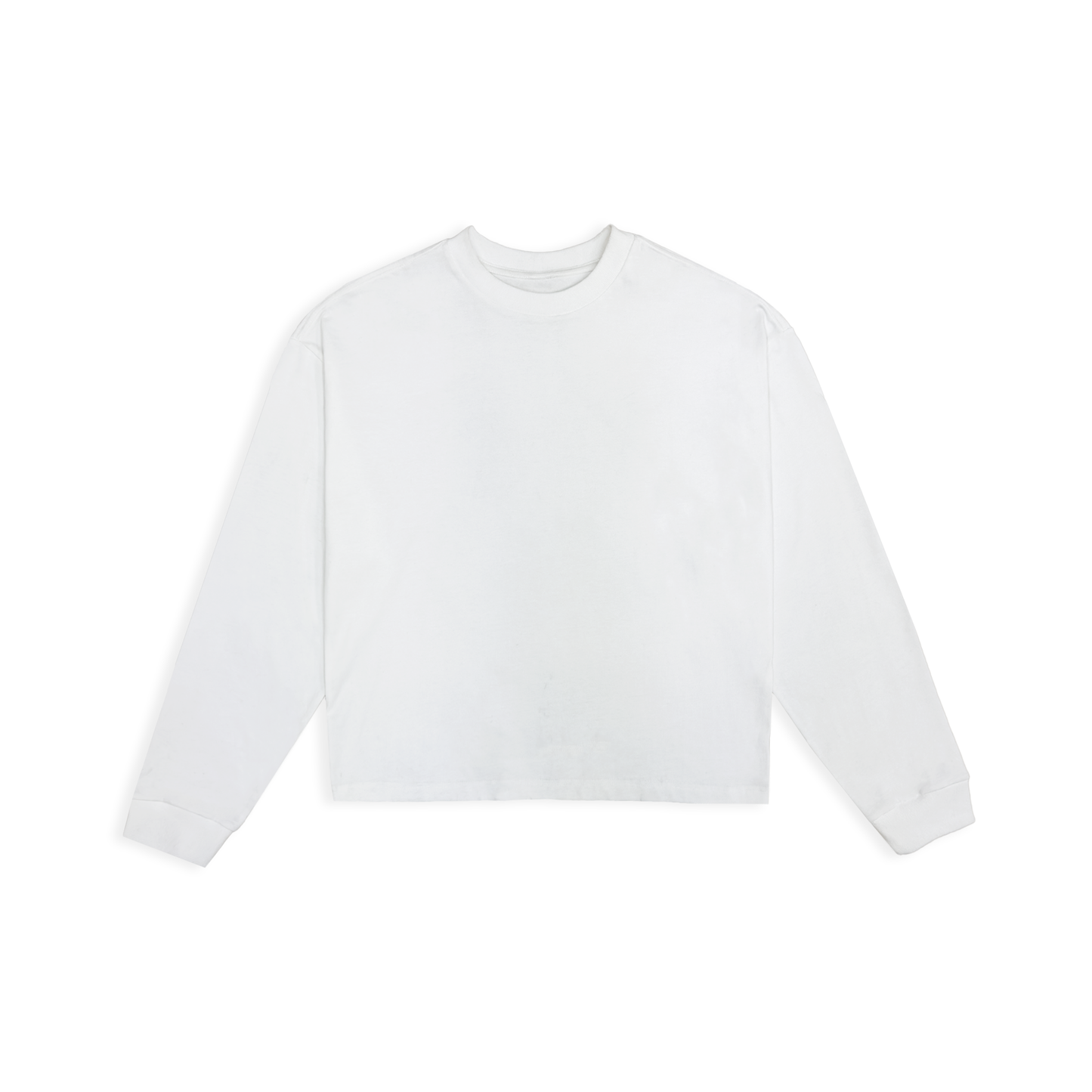300 GSM 'White' Longsleeve Tee