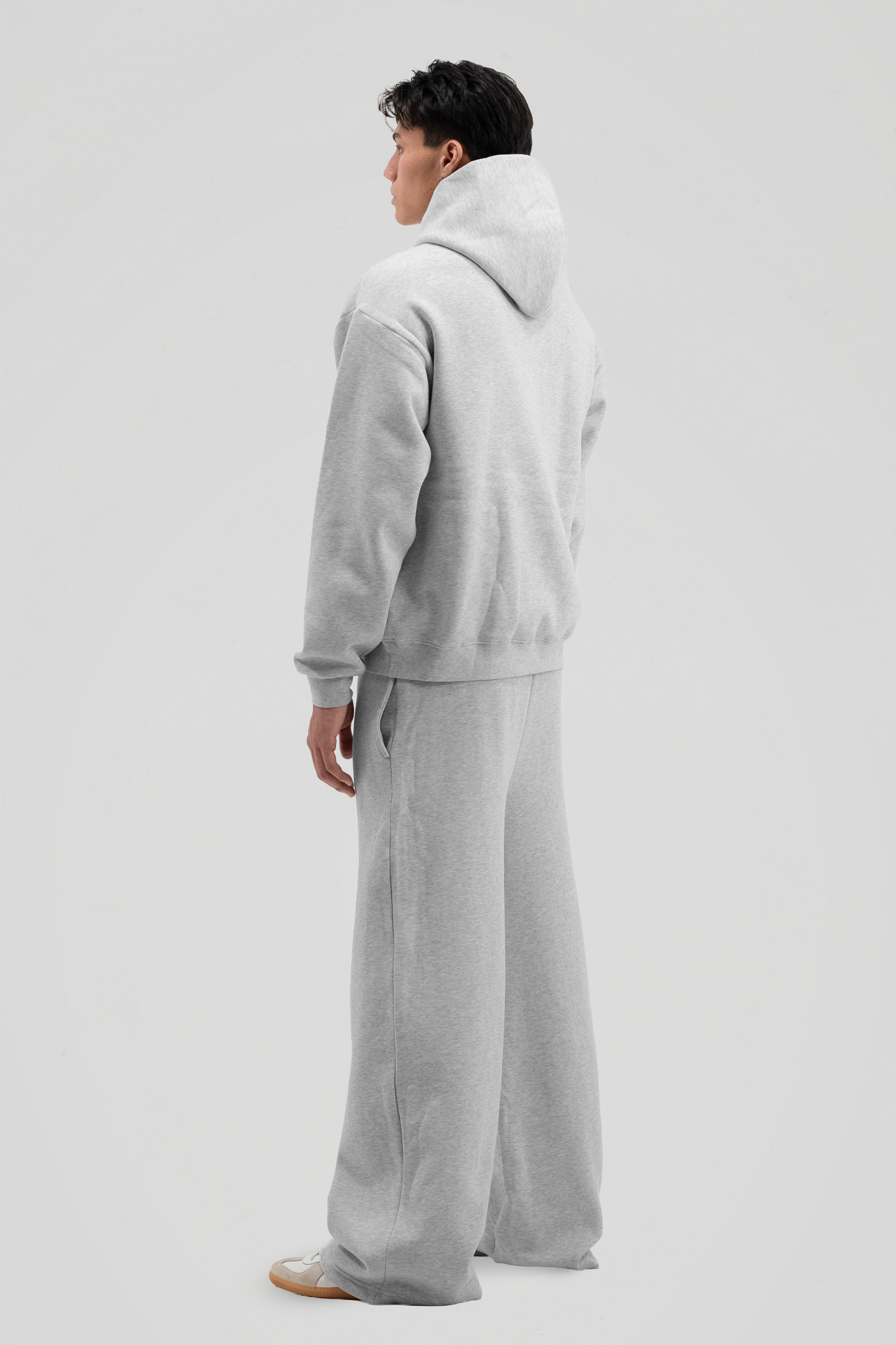 350 GSM 'Heather Grey' Baggy Sweatpants